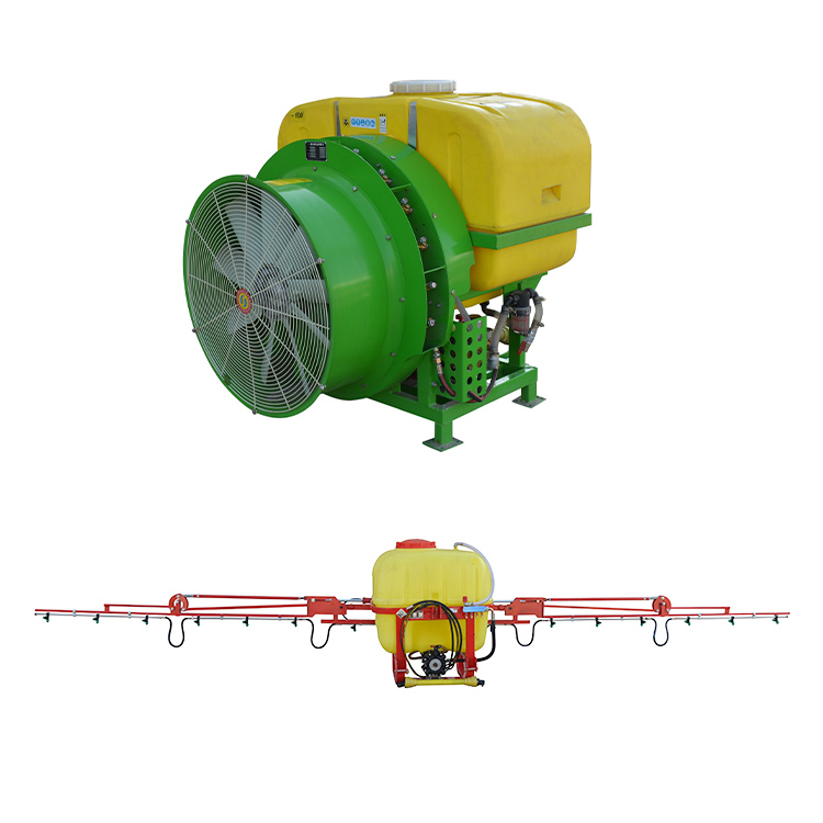 Penerapan yang berbeda antara penyemprot boom dan penyemprot ledakan udara